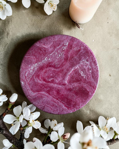 Pink Lazy Susan's geode design epoxy resin, 5 sizes