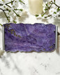 Purple tray handmade epoxy resin geode design