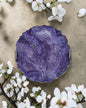 Purple tray handmade epoxy resin geode design