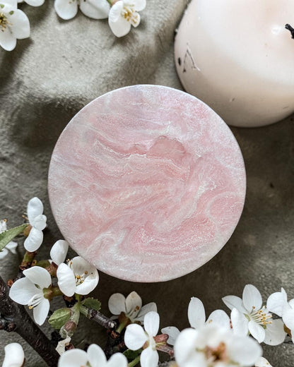 Light Pink Lazy Susan's geode design epoxy resin, 5 sizes