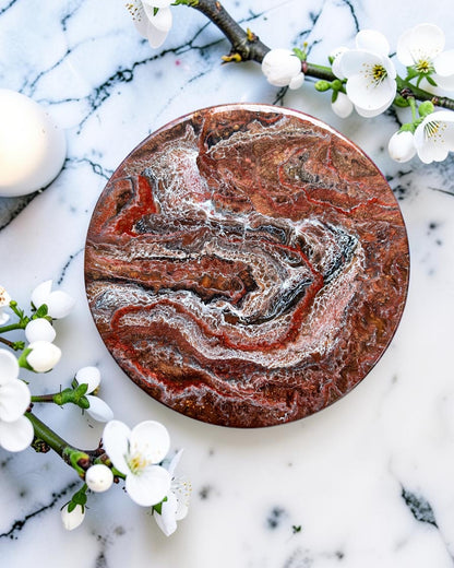 Black, Bronze and Copper Lazy Susan's geode design epoxy resin, 5 sizes