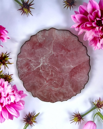 Light Pink Placemats geode design epoxy resin