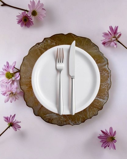 Cream Placemats geode design epoxy resin