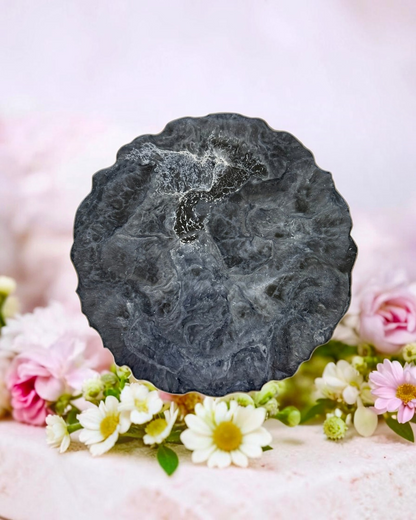 Silver and Grey Placemats geode design epoxy resin