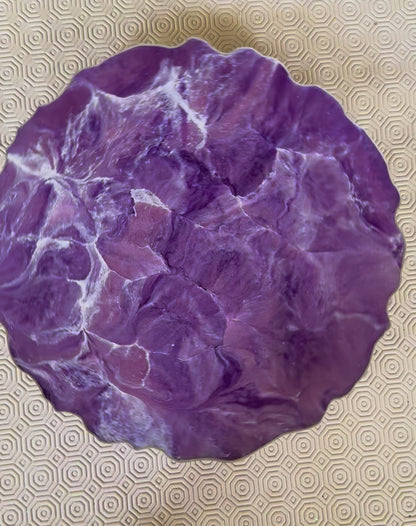 Purple Placemats geode design epoxy resin