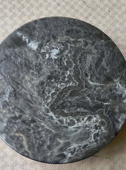 Silver and Grey Lazy Susan's geode design epoxy resin, 5 sizes